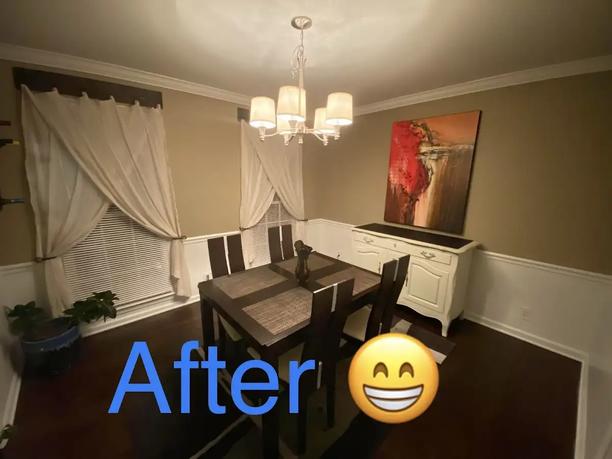 Professional dining room restoration after water damage in Glenview